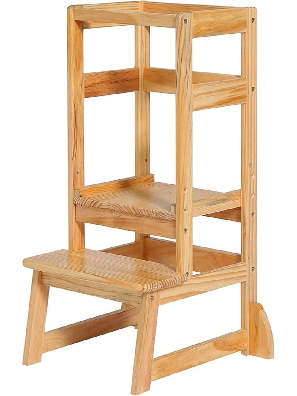 Mother's Helper Adjustable Height Step Stool Safety Counter Level Learning Toddl - Picture 1 of 8